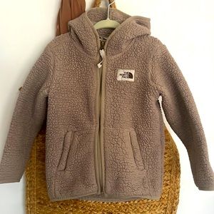 The North Face Toddler Sherpa fleece hoodie.